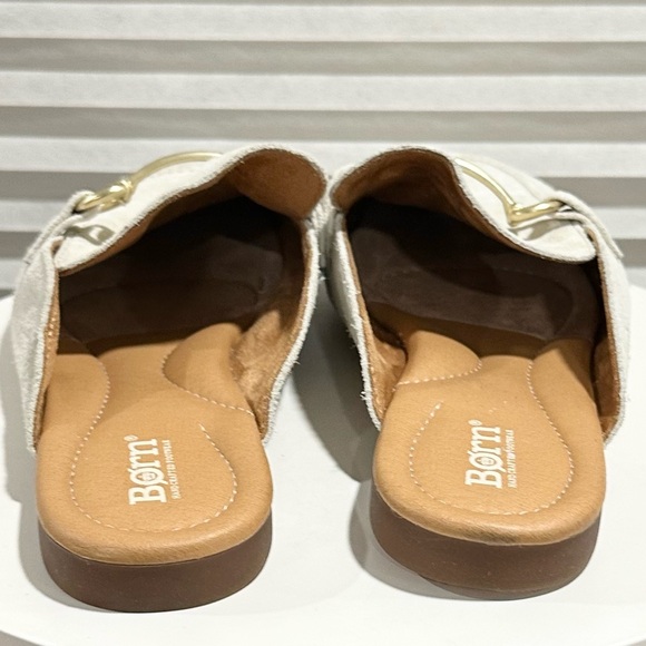 🌸BORN🌸 Size: Lareina Cream Suede Mule 11M - Picture 8 of 14